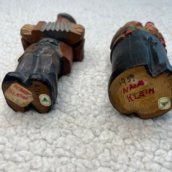 Vintage Wooden Carved 1959 Corkscrew Bottle Opener - Picture 2 of 11